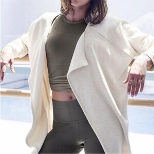 Athleta Cozy Karma Drape Open Front Cardigan Sweater